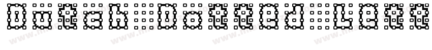 Dutch Dotted Letters字体转换